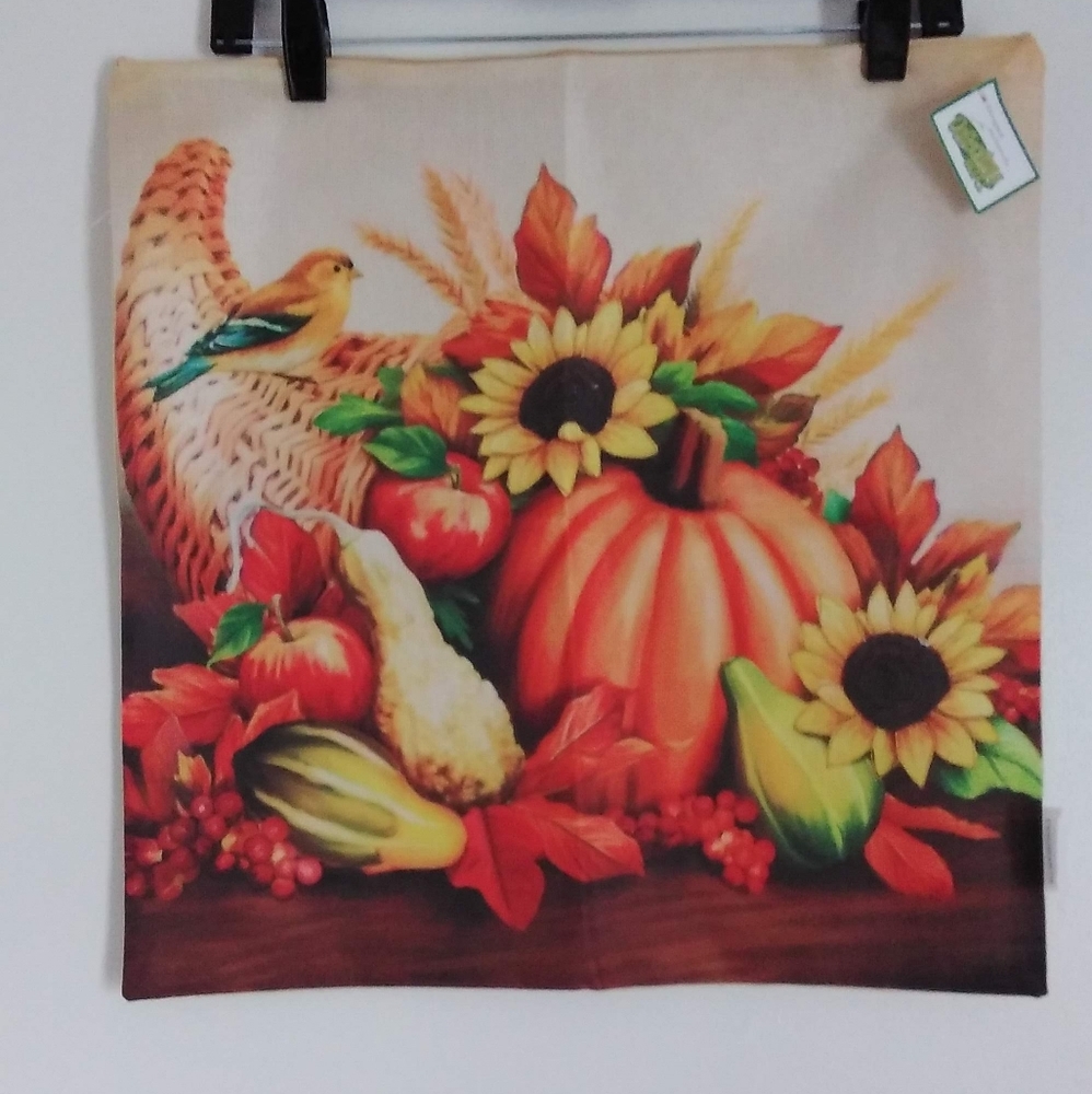 Collection Etc Fall accent pillow Cover NWT